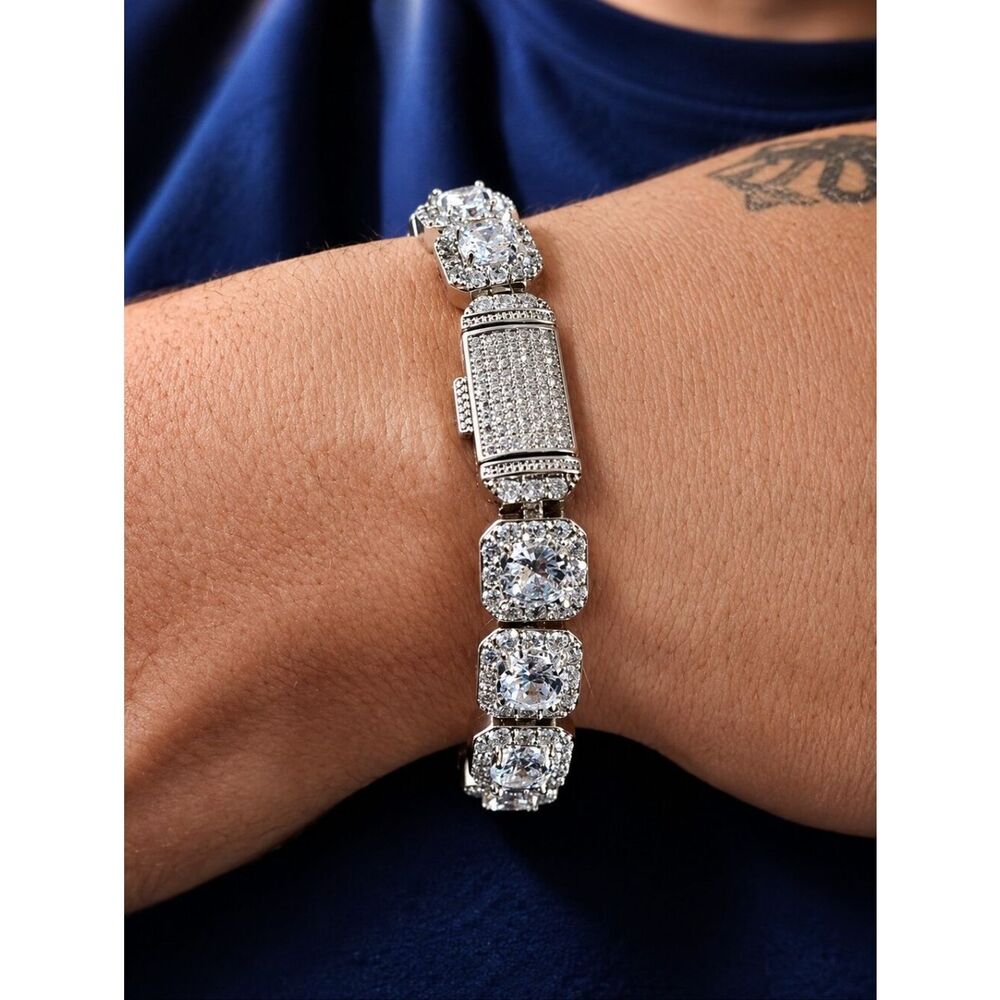 Silver Ice Tray Bracelet